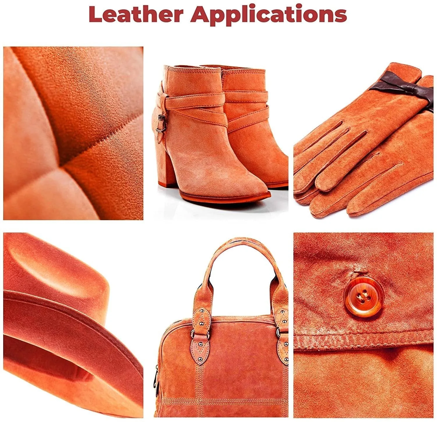 ELW Garment Splits Suede 2-4 oz (1-1.6mm) Pre-Cut Piece - Silky Buffed Leather Cowhide - Prime AB Grade Quality - Perfect For Auto, Garments, Chaps, Bags, Vest, Aprons, Saddles, Moccasins