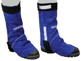 WELDCLASS PROMAX BLUE SPATS HOOK & LOOP FASTENING - WWC01816